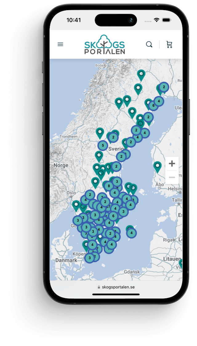 SkogsPortalen Karta Telefon